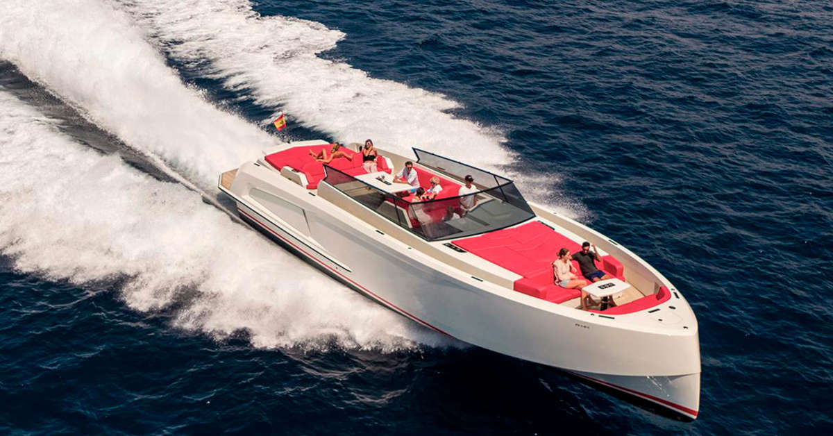 A motor yacht for rent in Ibiza